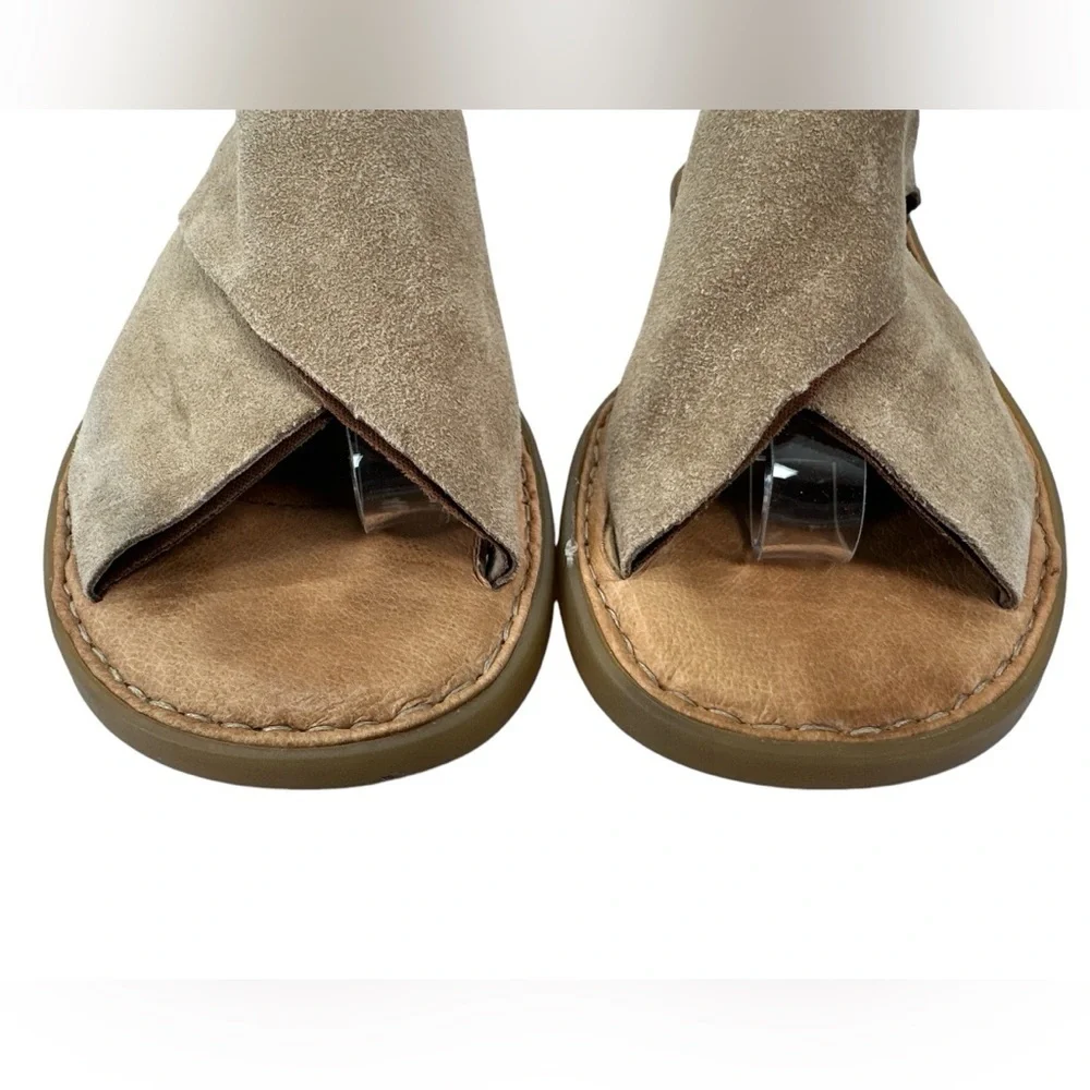 Born Iwa Taupe Suede Sandal *FLAWED